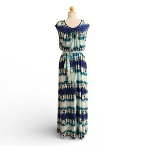 Kasper Blue and White Dress